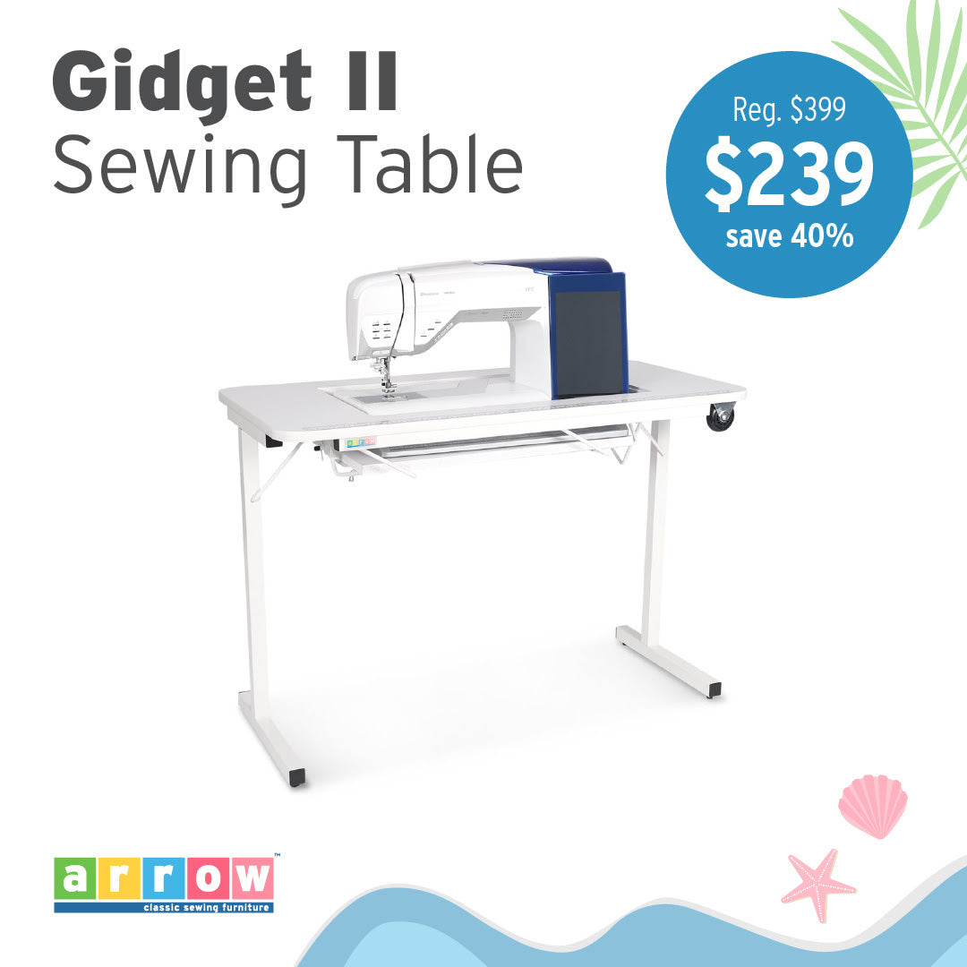 Gidget Ii Sewing Table W Wheels By Arrow Below Msrp 3013