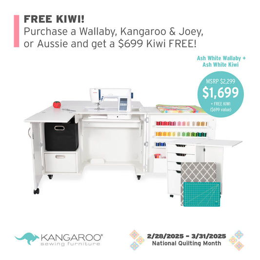 Wallaby Sewing Table Cabinet by Kangaroo