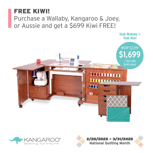 Wallaby Sewing Table Cabinet by Kangaroo