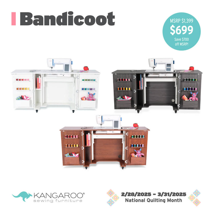 Bandicoot Sewing Table w/ Cabinets by Kangaroo