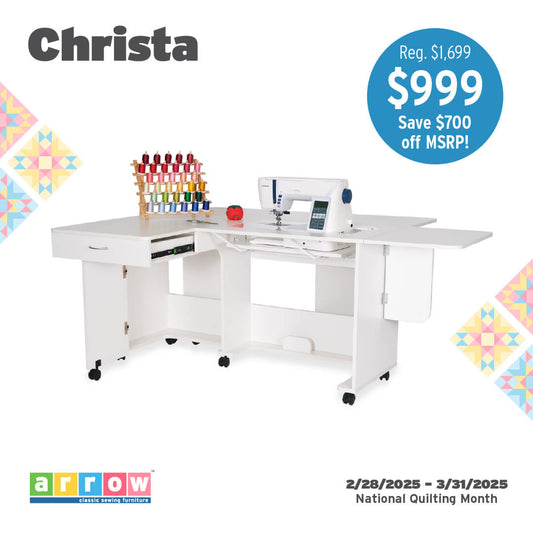 Christa Sewing Machine Cabinet by Arrow Sewing™