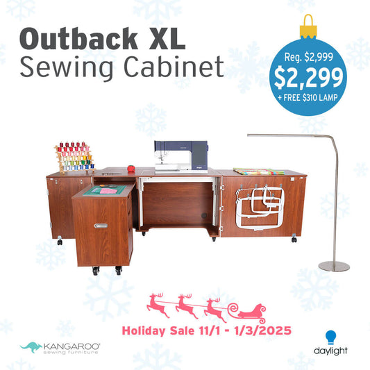 Kangaroo Outback XL Sewing Machine Table w/ Cabinets